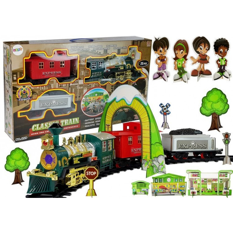 Rodinná železničná súprava, 480 cm